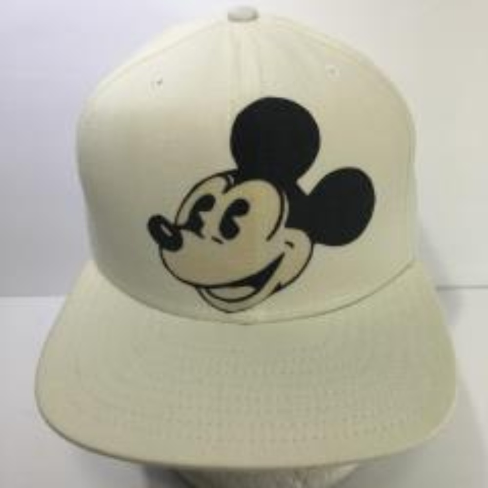 VTG Disney Mickey Mouse Big Logo New Era Snapback
